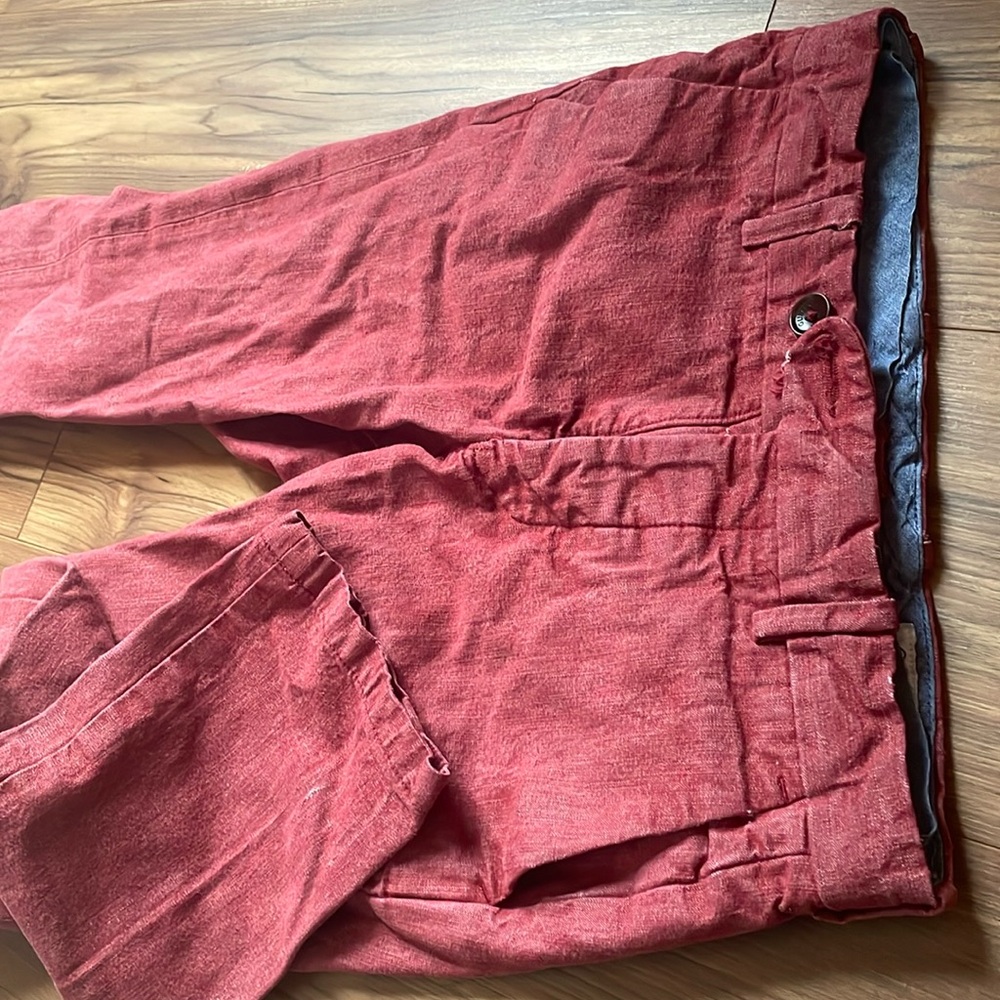 Gustin slim pants 30w missing button